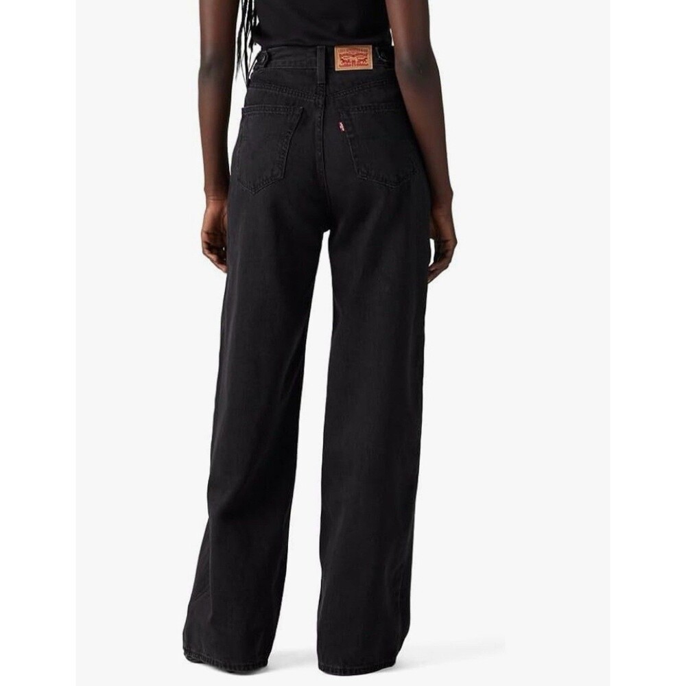 Levi's Women High-Rise Cinch Baggy Jeans Capturing Moments NEW Straight 27 x 31 - Picture 2 of 11